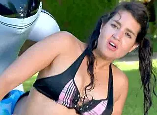 Latina amateur carmina ordena gets ass fucked and she gapes