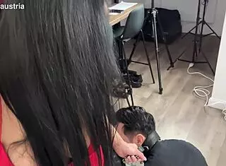 Femdom Queen Celina Dominates Slave In Muff Diving Bdsm. German Amateur Podcast