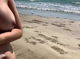 wife walks around public beach fully nude, what happens next?