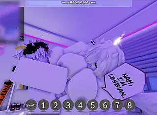 She asked me to fill her with milk in Roblox!