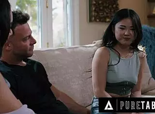 Shocked lulu chu finds bdsm sex tape