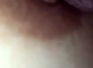 nipple covered in saliva, licking the glans