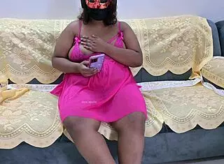 Halloween joi with evil bunny cosplay