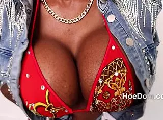 Ebony Mystique RIDES the pleasure MACHINE