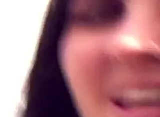 super busty brandy holds big tits for cum shot on bed