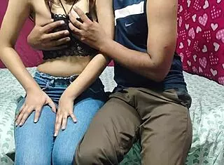 Step sister rides hard at home