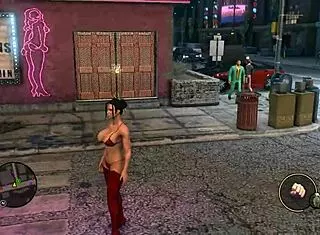 saints row strip club with big tits strippers riding and lap dancing 😍