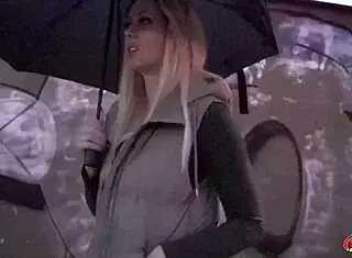 German scout - perfect round ass german girl marie cherie pick up for first casting fuck in berlin