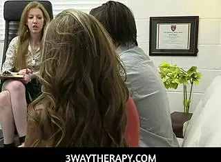 lucky guy fucks both athena anderson and doctor sonia harcourt in therapy