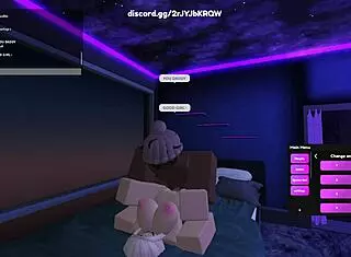 Blonde Whore in Roblox Porn