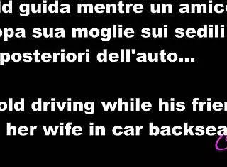 Cuckold Driving Wife Fuck In Backseat