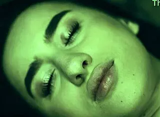 Elizamar casually explores her body in vintage style