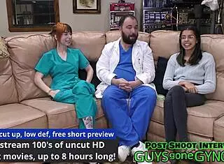 i'm doctor tampa getting treated by female doctor and nurse