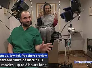 Kalani Luana gets her yearly physical from Dr. Tampa.