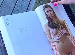 Playboy magazine sparked my arousal with its sexy images and stories.