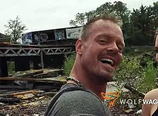 Mia Blow Receives Outdoor Fucking Scene