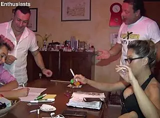 Mom, they broke my ass in the orgy!