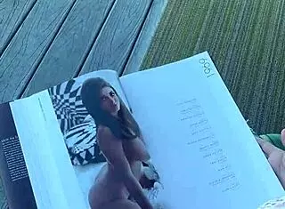 Playboy magazine sparked my arousal with its sexy images and stories.