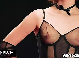 vixen runway model bella spark in intriguing encounter