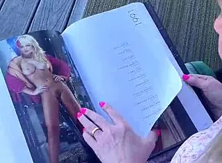 Playboy magazine sparked my arousal with its sexy images and stories.