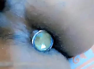 Pissing openly in public toilet then masturbating with toys while caged small cock husband watches humiliated