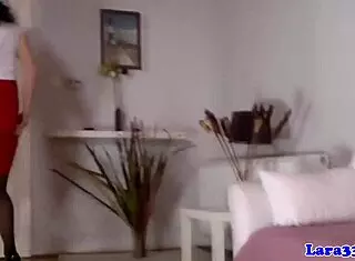 British girl teases on webcam intensely