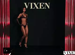 vixen runway model bella spark in intriguing encounter
