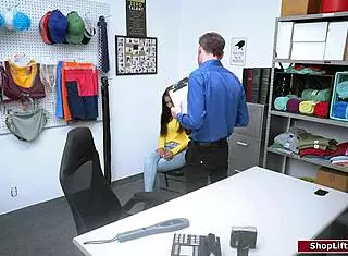 Officer, Why Fuck This Pervert Latina in Costume?