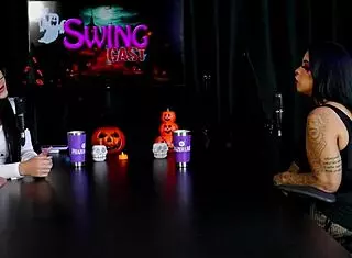 morena boldly demonstrates sloppy blowjob on toy leaving it drenched - marcelly melo sheer red