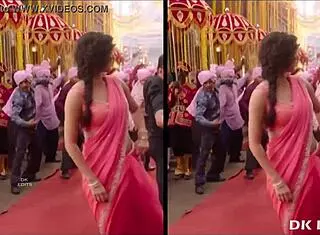 Katrina Kaif's boobs shake in slow motion jumps.