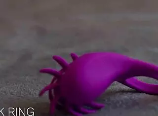 Extreme closeup of cute wet pussy getting fucked hard with cock ring in homemade action