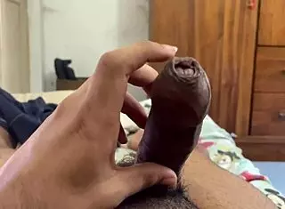 my stepmom jerked me off with her hands before school in homemade clip