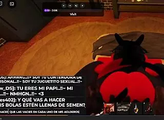 puta diabla serves her master for good semen dose <3