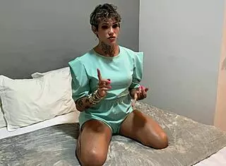 Ninja Experience 03 - Interview With Sabrina Prezotte the 21cm Endowed Crossdresser Loving Adventures!