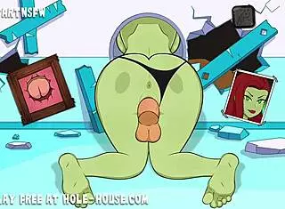 Personal-Error I uh watch Poison Ivy full scene with creampie compilation, moaning orgasms in Hole House game... rule 34 hentai cartoon with riding cowgirl, squirting, footjob.