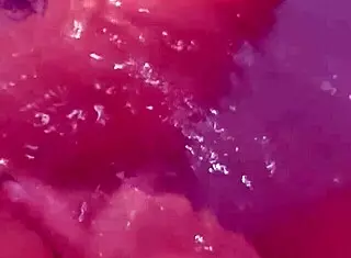 pretty woman masturbates in hot tub with bright loud cumshot watch to the end