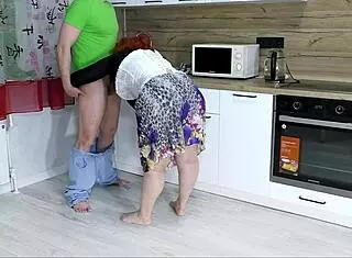 Mature stepmom chooses time with stepson