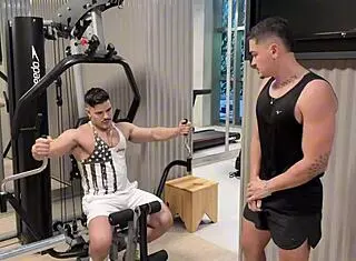 i'm so horny banging this brazilian babe's ass at the gym