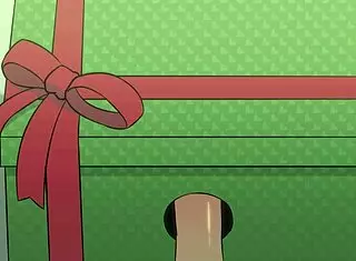 Detailed Christmas Blowjob Leading To Cumshot