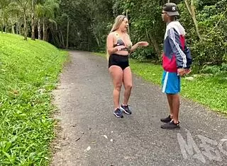 i caught this cute milf in the park and she begged me to fuck her tight ass hard