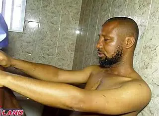 Happy Amateur Couples Strengthens Their Bond In An Interracial Bathroom Sex