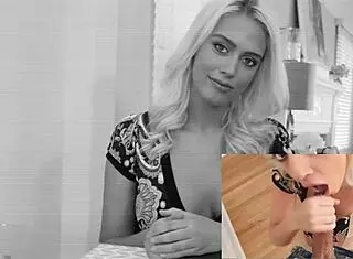 blonde gets tricked into showing big natural tits in reality setup