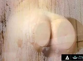 I get so turned on during hot interracial nuru massage with cute Mia Moore and boyfriend's huge cock