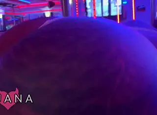 Juice starts with a tantalizing striptease showing off her big tattooed ass. She dances seductively in ripped clothes.