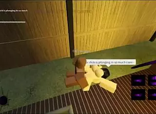 Latina gets filled by monster BBC in Roblox session.