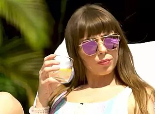 American pornstar Alex Blake gets fucked hard with dripping cum icicle