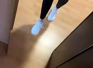 good morning, wanna see more of my barefoot feet fetish with smelly socks and nylon?