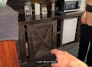 fantastic blonde enjoys intense outdoor ride