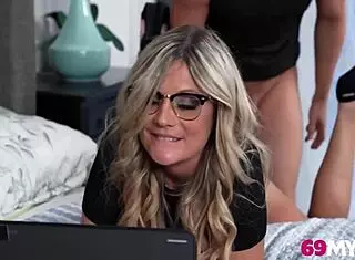 Hard Cock Breaks Writer's Block With Milf Mother-In-Law