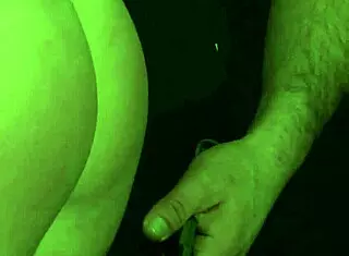 Rough maledom involves spanking tied up sub with tattoo before facial finish